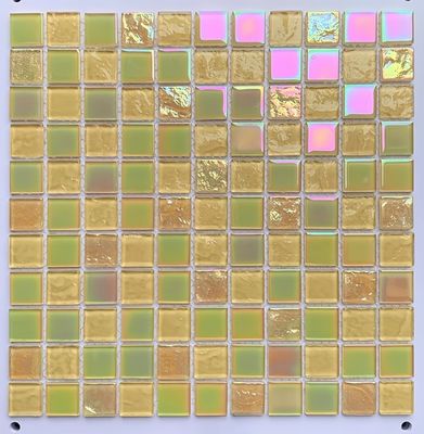 수영장/바다실용 블루 세라믹 모자이크 수작업 인쇄 유리 기술