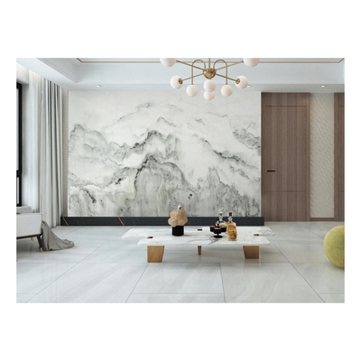 대리석 모양 닦은 가시화 된 포르셀라인 세라믹 타일 플라브 바닥 1200 x 2400mm