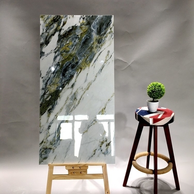 광택 600x1200mm 가시화 된 포르셀린 건축 재료로 닦은 바닥 타일